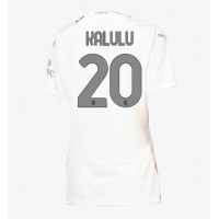AC Milan Pierre Kalulu #20 Gostujuci Dres za Ženska 2023-24 Kratak Rukav